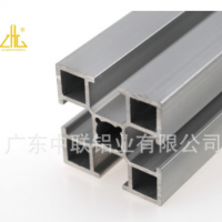 6063歐標(biāo)工業(yè)鋁型材加工流水線鋁型材鋁方管定制口罩機(jī)立柱鋁型材