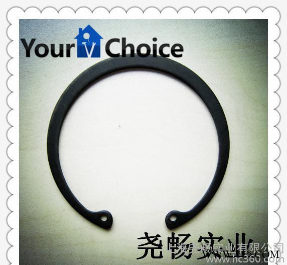 卡簧、擋圈,DIN472 孔用擋圈 磷化黑 102x4