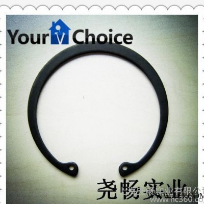 卡簧、擋圈,DIN472 孔用擋圈 磷化黑 102x4